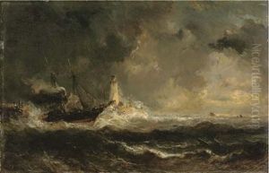 Bateau Dans Un Orage Bateau Dans Un Orage