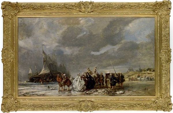 Debarquement De La Peche Sur La Plage - view 1