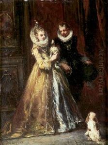 Couple Aux King-charles Couple Aux King-charles
