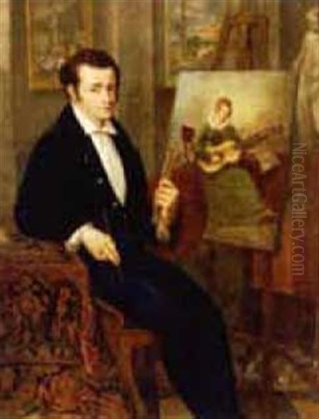 The Artist In His Studio - view 1