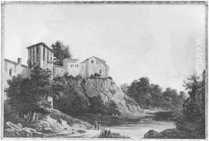 Vue D'une Cote Normande by Louis-Gabriel-Eugene Isabey