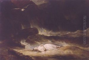 The Death Of Virginia by Louis-Gabriel-Eugene Isabey