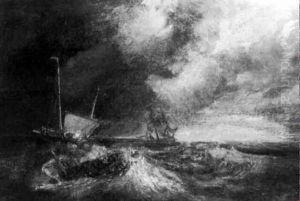 Ship Rescue In A Violent Sea