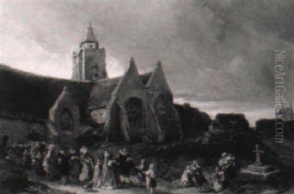 La Sortie De L'eglise - view 1