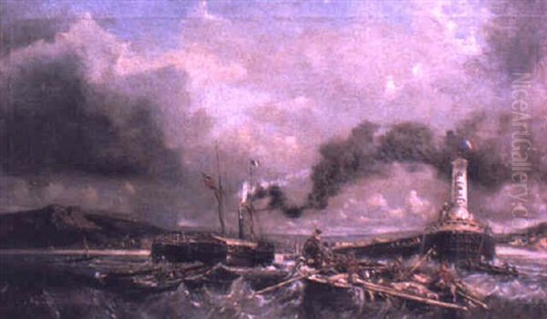Stormy Waters Off The French Coast - view 1