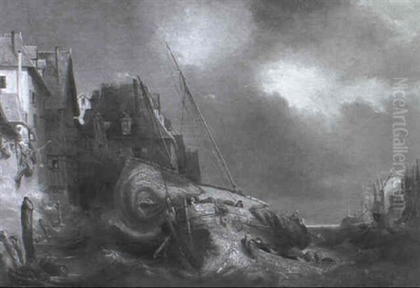 Sturmflut Vor Der Kuste - view 1