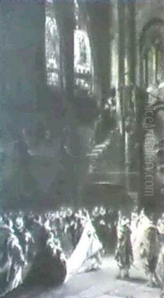 Cortege Dans Une Eglise - view 1