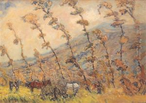 Plantation Of Hop At Oravita by Joan Isac