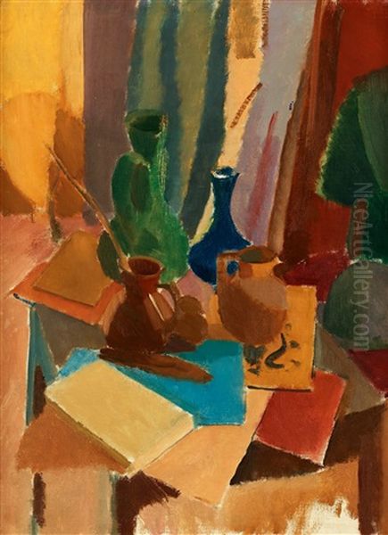 Stilleben (nature Morte Med Vaser Och Bocker I) - view 1