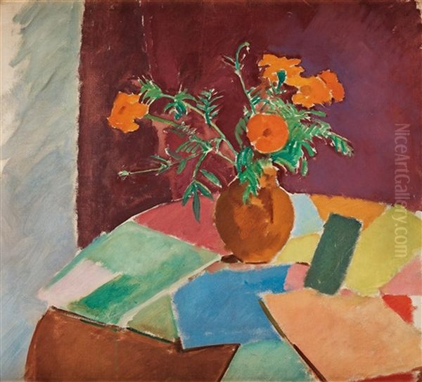Nature Morte Med Tagetes (still Life With Tagetes) - view 1