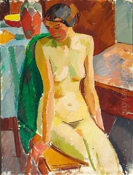 Seated Model - view 1