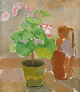 Pelargonia Och Krus by Karl Isakson