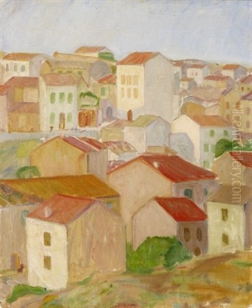 Sydlandskt Stadsmotiv I Soldis - view 1
