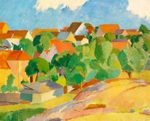 Udsigt Over Svaneke by Karl Isakson
