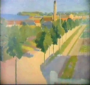 Stadsbild by Karl Isakson