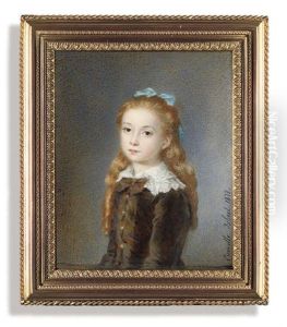 A Young Girl Called Marie Dominique Amelie Madeleine Maza by Camille Cornelie Isbert