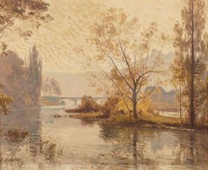 Bord De Riviere by Emile Isembart