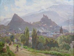 Sion Depuis Le Coteau De Gravelone Sion Depuis Le Coteau De Gravelone