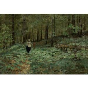 Walking In The Woods by Marie-Victor-Emile Isenbart