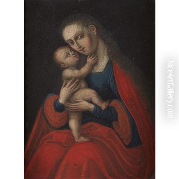 Madonna And Child by Adriaen Isenbrant