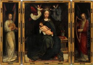 Coronation Of The Virgin by Adriaen Isenbrant