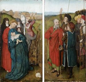 Scenes Religieuses (pair) by Adriaen Isenbrant
