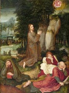 Jesus Am Olberg by Adriaen Isenbrant
