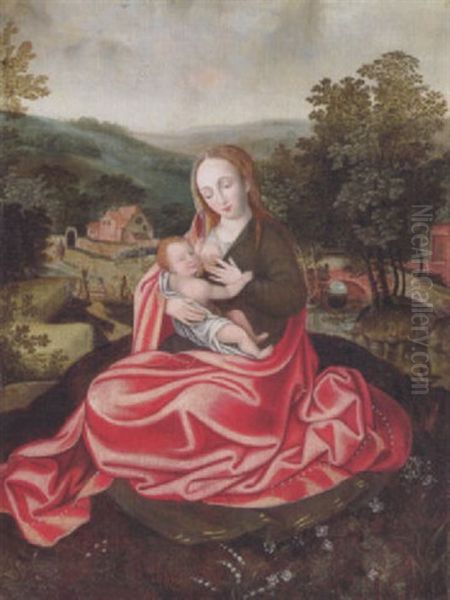 Madonna Mit Kind In Einer Landschaft - view 1