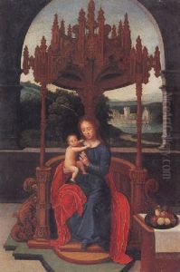 Virgin And Child by Adriaen Isenbrant