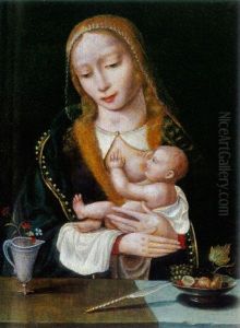 Vierge A L'enfant by Adriaen Isenbrant