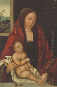 The Madonna And Child by Adriaen Isenbrant
