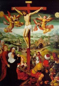 The Crucifixion by Adriaen Isenbrant