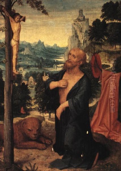 Saint Jerome In The Wilderness - view 1