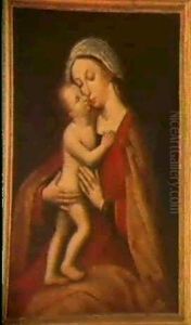 Vierge A L'enfant by Adriaen Isenbrant