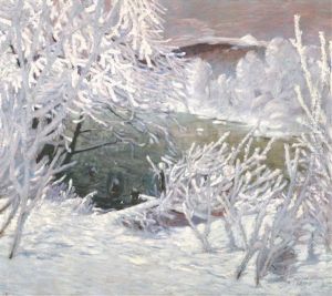 Viehherde Mit Zwei Sennerinnen Auf Der Alm by Sebastian Isepp