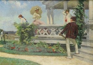 An Afternoon Tennis Match