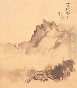 Landscape Near Peking by Kin'ichiro Ishikawa