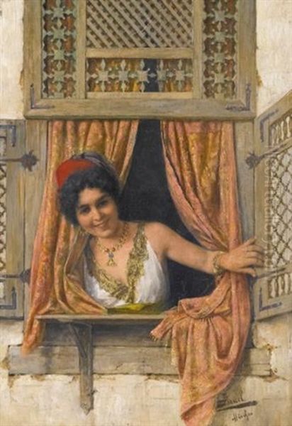 Woman At A Window - view 1