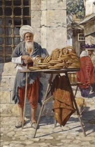 Orientalische Strassenverkaufer by Daniel Israel