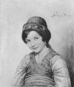 Portrait Eines Orientalischen Kindes
