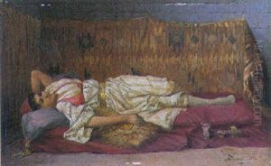 Young Girl Reclining