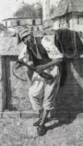 Strassenmusikant Im Orient