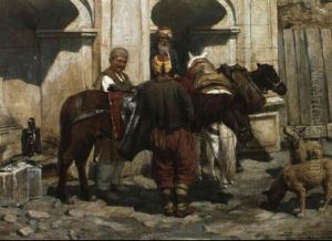 Ankunft Der Reiter