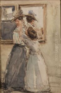 Letzte Kostumkorrektur Im Modehaus Paquin by Isaac Lazarus Israels