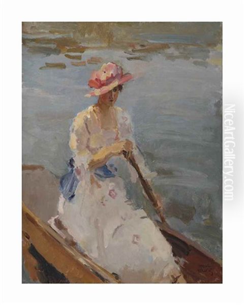 An Elegant Lady On The Thames, London - view 1