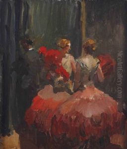 Revue Girls At The Scala Theater, The Hague by Isaac Lazarus Israels