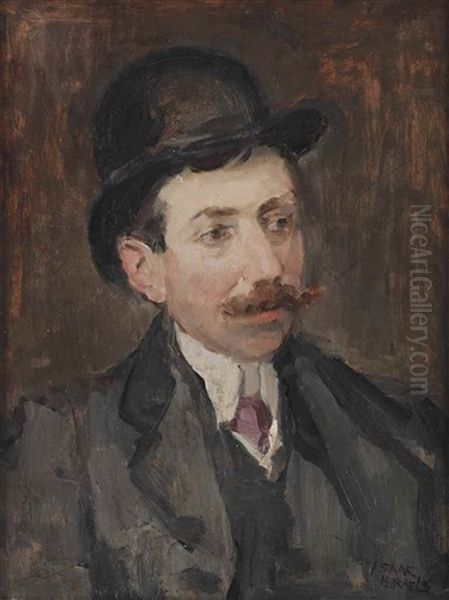 Portrait Of Mr. Hecht With A Bowler Hat - view 1