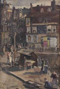 A Bustling Day Near The Haarlemmersluis, Amsterdam A Bustling Day Near The Haarlemmersluis, Amsterdam