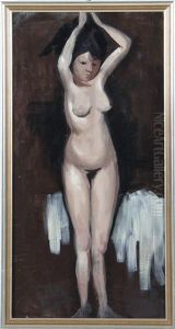 Standing Nude by Isaac Lazarus Israels