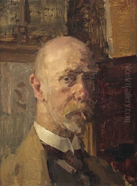 Self Portrait With Sigaret - view 1